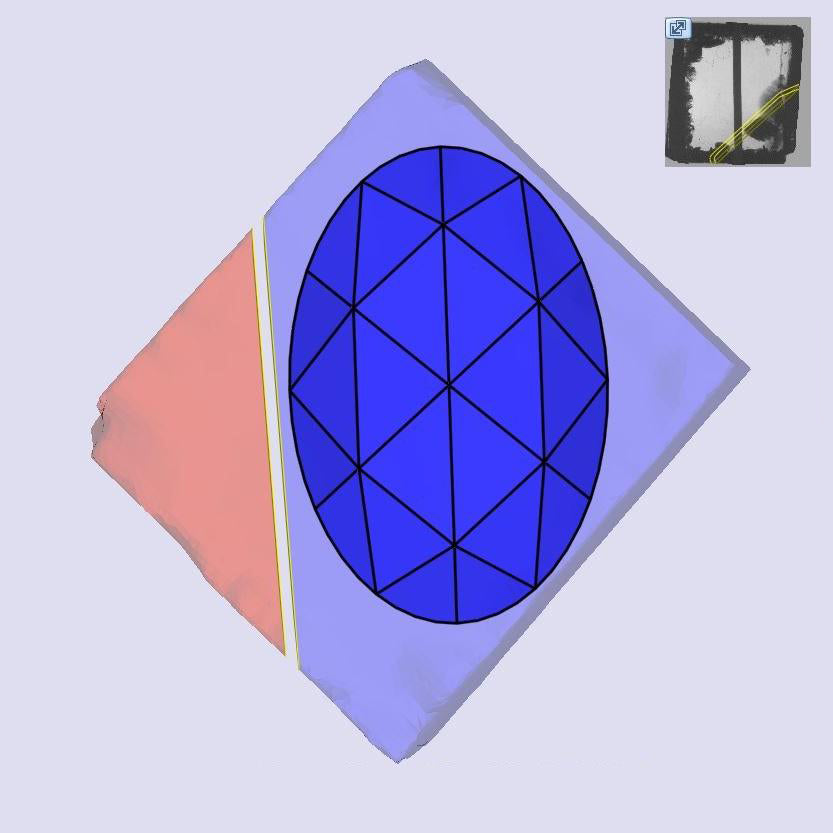 2.41ct | G/VVS2 Oval Shape Rose Cut Lab Diamond (IGI)