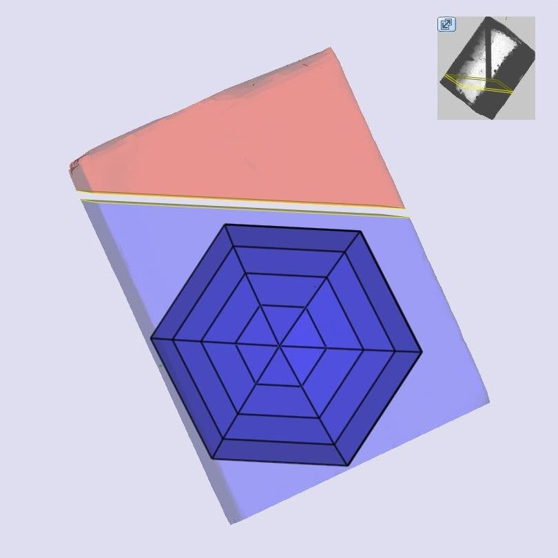2.81ct | F/VS1 Hexagon Shape Step Cut Lab Diamond (IGI)
