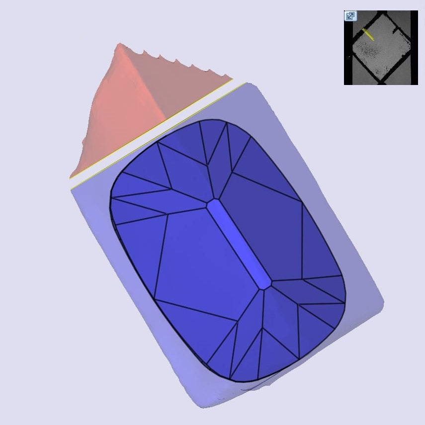 2.30ct | F/VS1 Cushion Shape Old Mine Cut Lab Diamond (IGI)