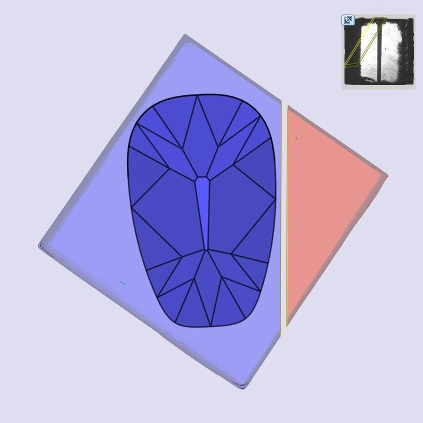 3.07ct | G/VVS2 Tapered Cushion Shape Old Mine Cut Lab Diamond (IGI)