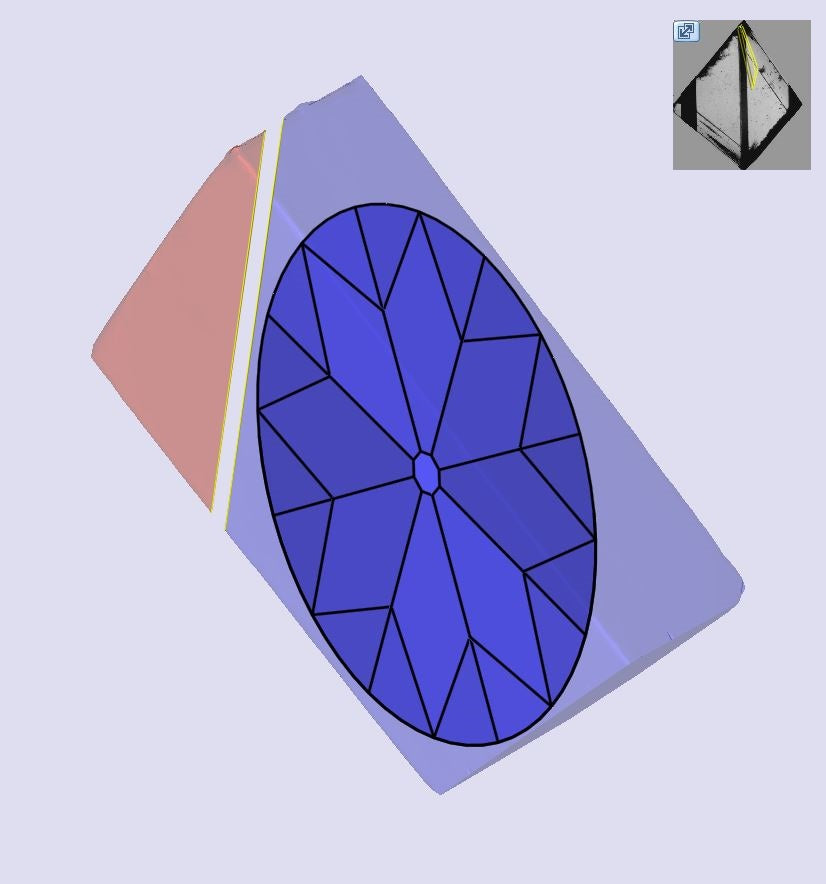 2.22ct | E/VVS2 Oval Shape Old Mine Cut Lab Diamond (IGI)