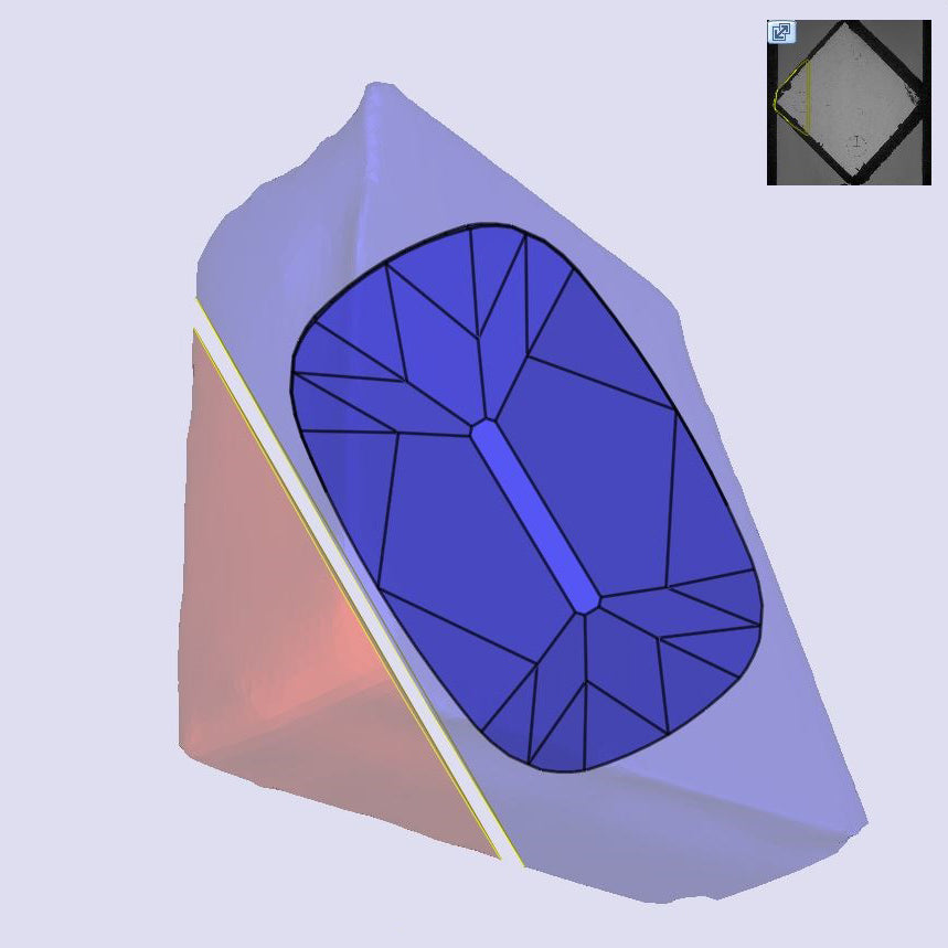 3.10ct | F/VVS2 Cushion Shape Old Mine Cut Lab Diamond (IGI)