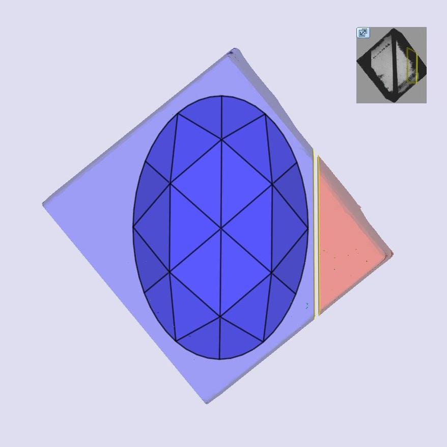 1.95ct | F/VVS2 Oval Shape Rose Cut Lab Diamond (IGI)