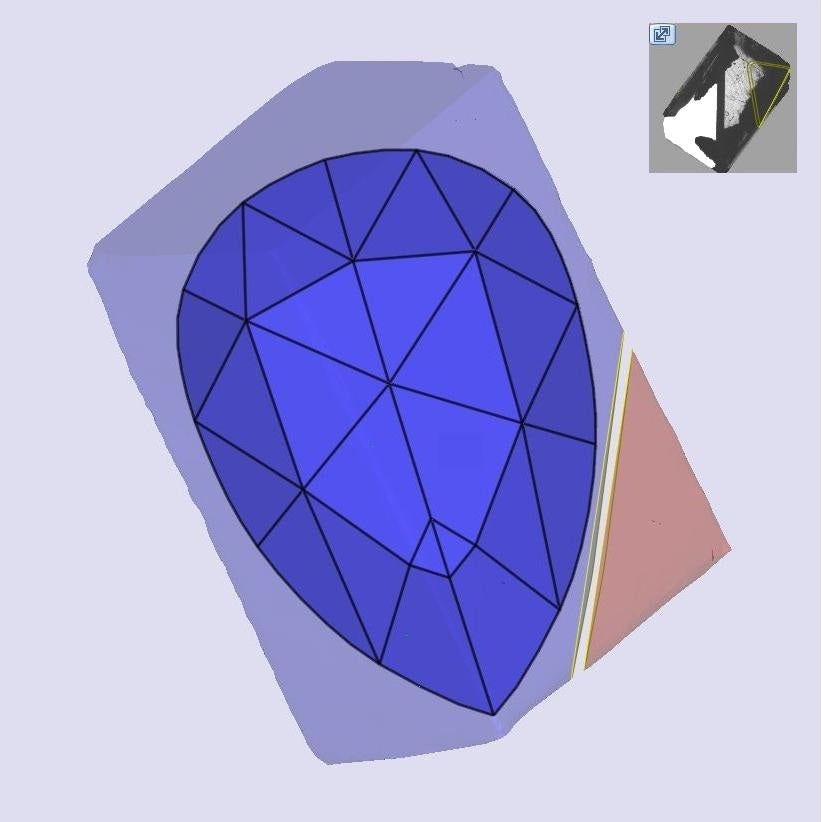 1.81ct | G/VS1 Pear Shape Rose Cut Lab Diamond (IGI)