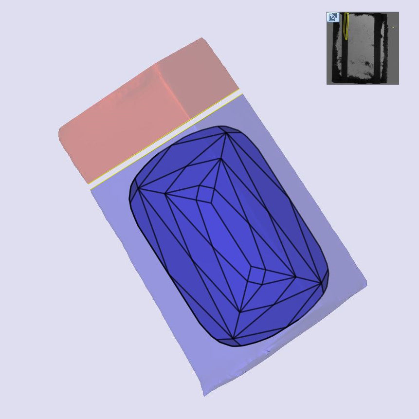 2.02ct | G/VVS2 Cushion Shape Lattice Cut Lab Diamond (IGI)