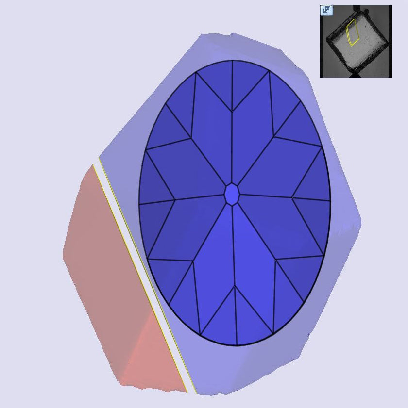 4.09ct | F/VS2 Oval Shape Old Mine Cut Lab Diamond (IGI)