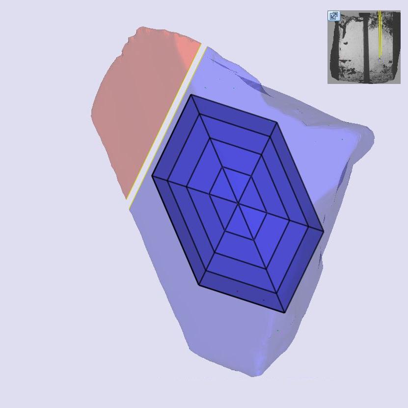 2.51ct | D/VVS2 Hexagon Shape Step Cut Lab Diamond (IGI)