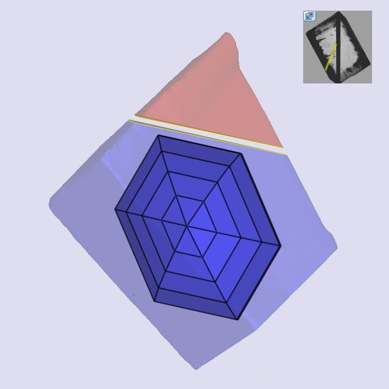 1.21ct | E/VVS2 Hexagon Shape Step Cut Lab Diamond (IGI)