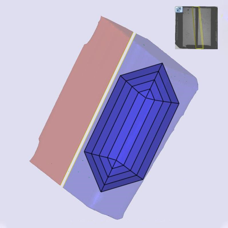 3.01ct | E/VS1 Hexagon Shape Step Cut Lab Diamond (IGI)