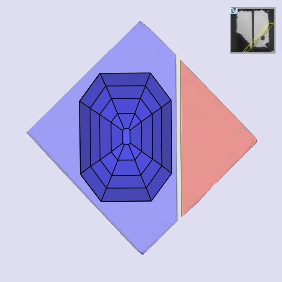 3.35ct | E/VS1 Antique Octagon Shape Step Cut Lab Diamond (IGI)