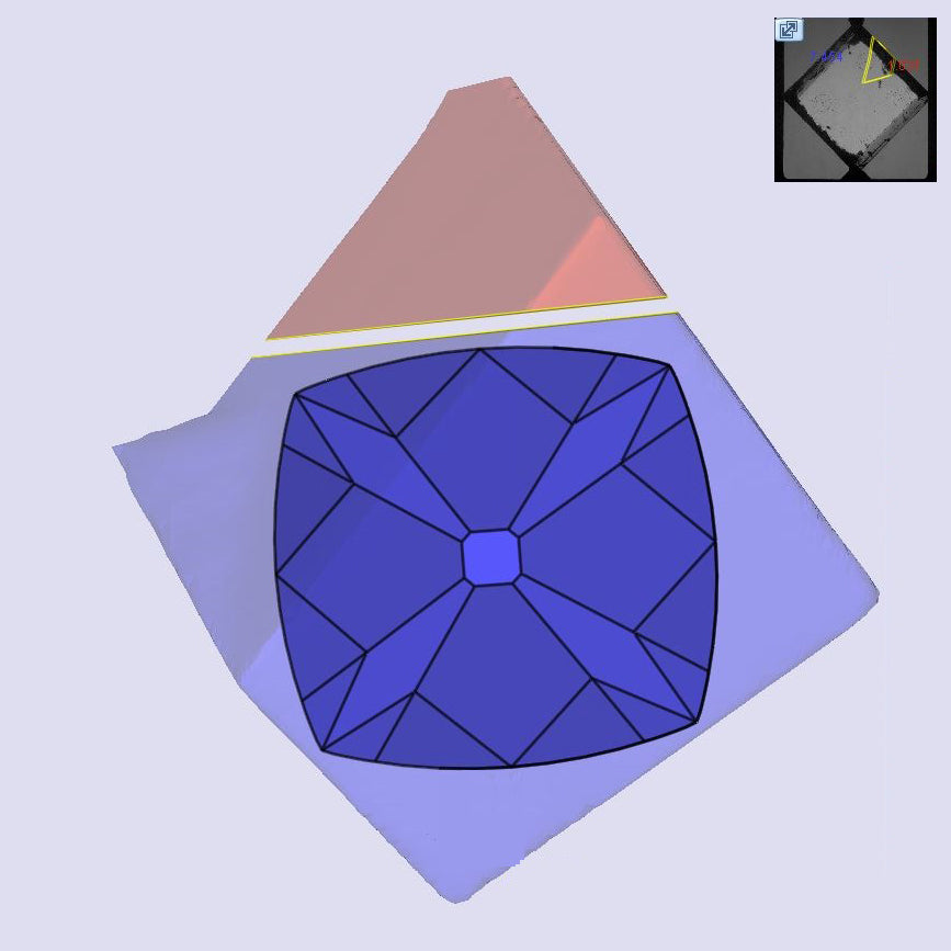 3.12ct | E/VS1 Cushion Shape Peruzzi Cut Lab Diamond (IGI)