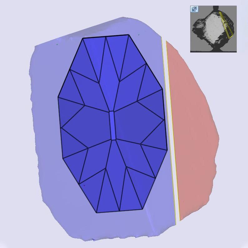 2.50ct | F/VVS2 Octagon Shape Antique Old Mine Cut Lab Diamond (IGI)