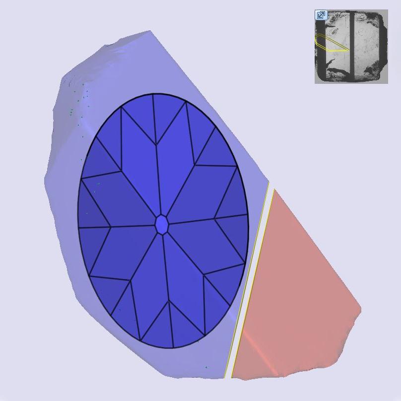3.25ct | F/VVS2 Oval Shape Old Mine Cut Lab Diamond (IGI)-LITHOS Diamond