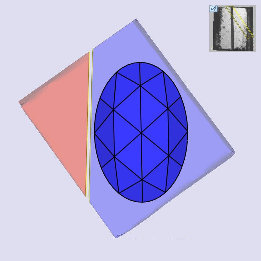 1.85ct | E/VS1 Oval Shape Rose Cut Lab Diamond (IGI)