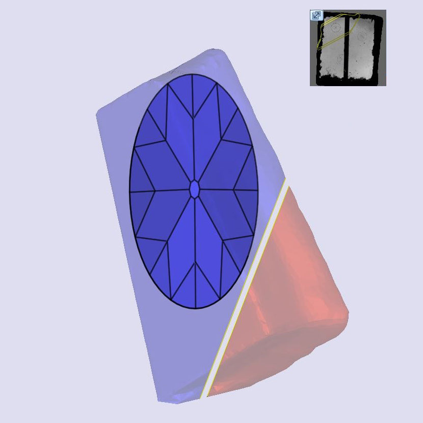 3.05ct | H/VS1 Oval Shape Old Mine Cut Lab Diamond (IGI)-LITHOS Diamond
