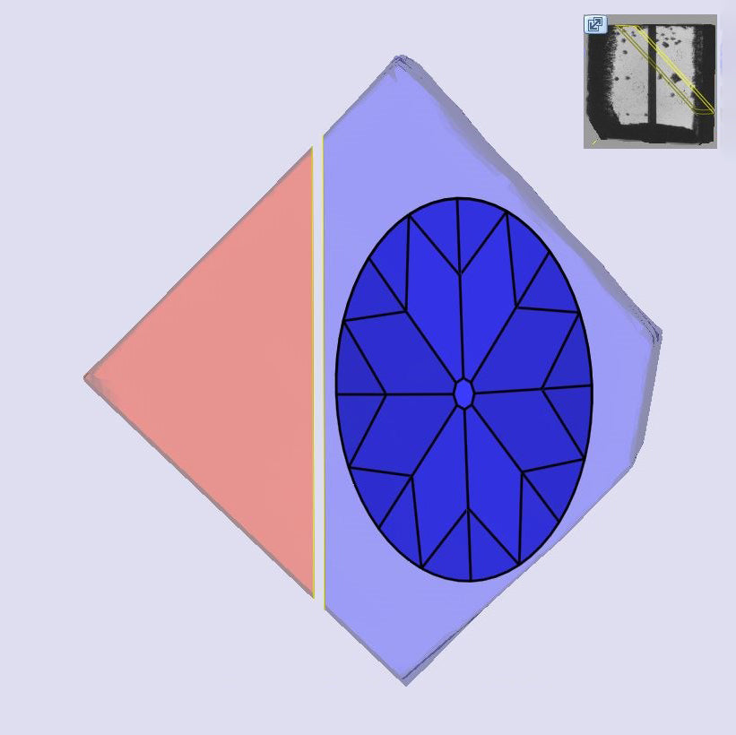 3.03ct | H/VVS2 Oval Shape Old Mine Cut Lab Diamond (IGI)
