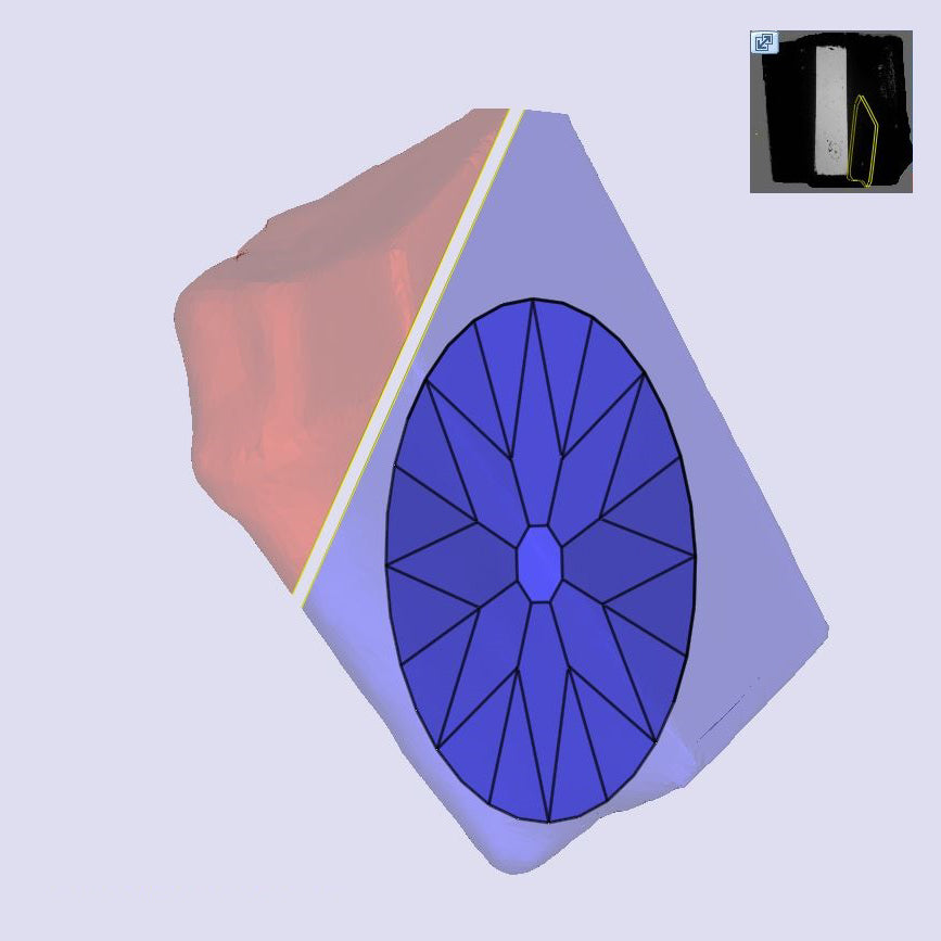 3.25ct | Light Brown/VVS2 Champagne Oval Shape Old Mine Cut Lab Diamond (IGI)-LITHOS Diamond