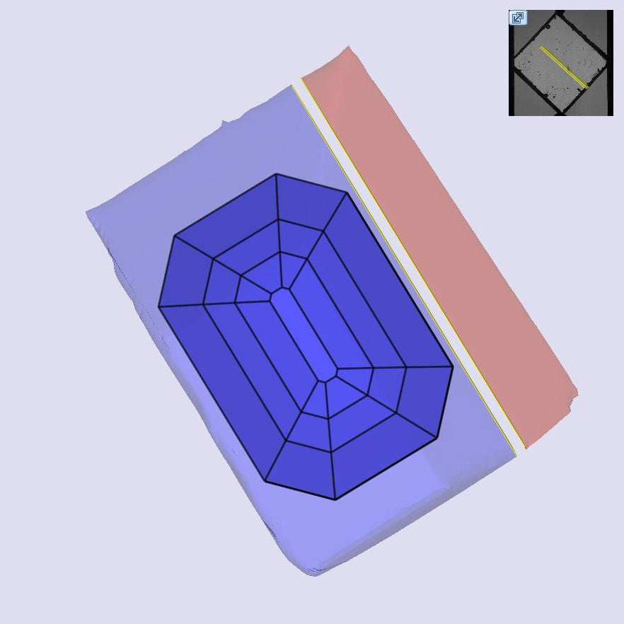 4.52ct | F/VVS2 Octagon Shape Step Cut Lab Diamond (IGI)