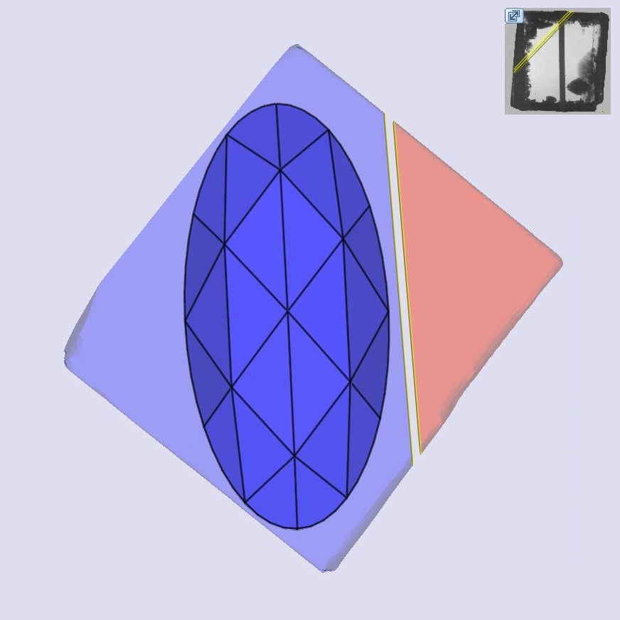 2.02ct | F/VS1 Oval Shape Rose Cut Lab Diamond (IGI)