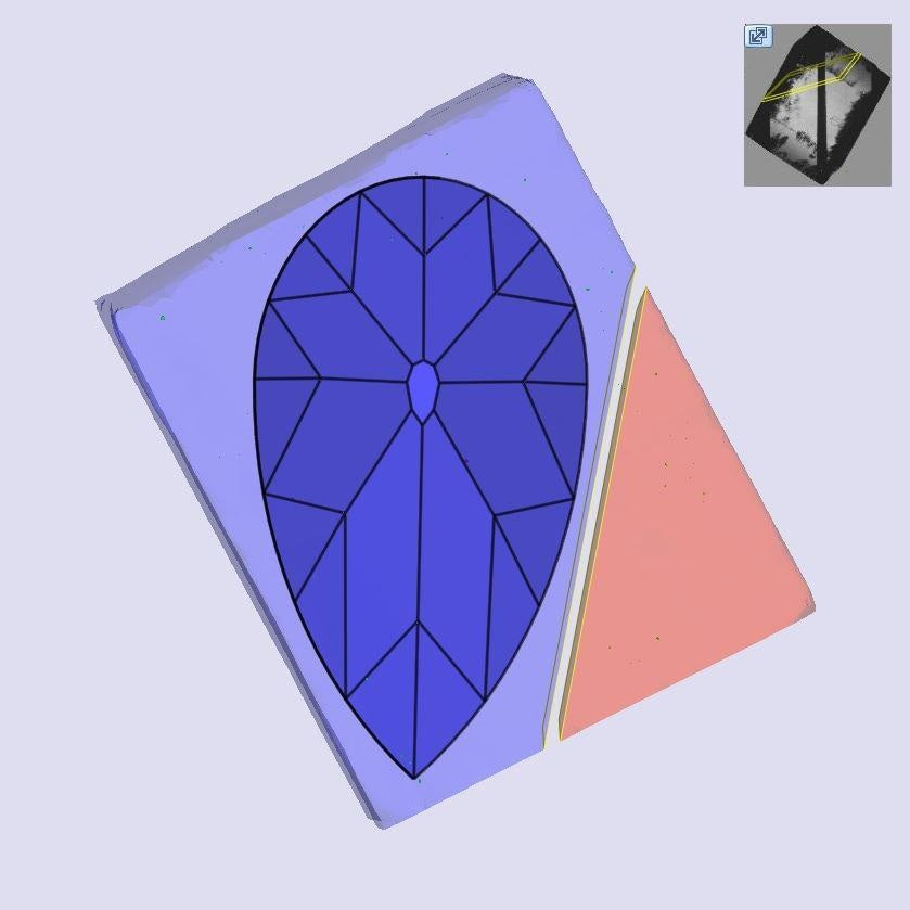 2.61ct | E/VS1 Pear Shape Old Mine Cut Lab Diamond (IGI)