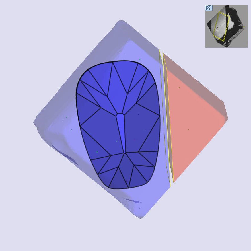 1.71ct | E/VS2 Tapered Cushion Shape Old Mine Cut Lab Diamond (IGI)