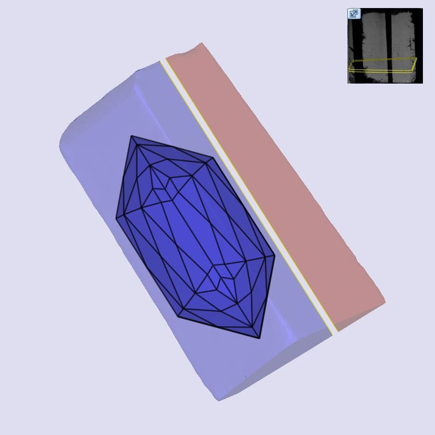 2.32ct | F/VS1 Hexagon Shape Lattice Cut Lab Diamond (IGI)