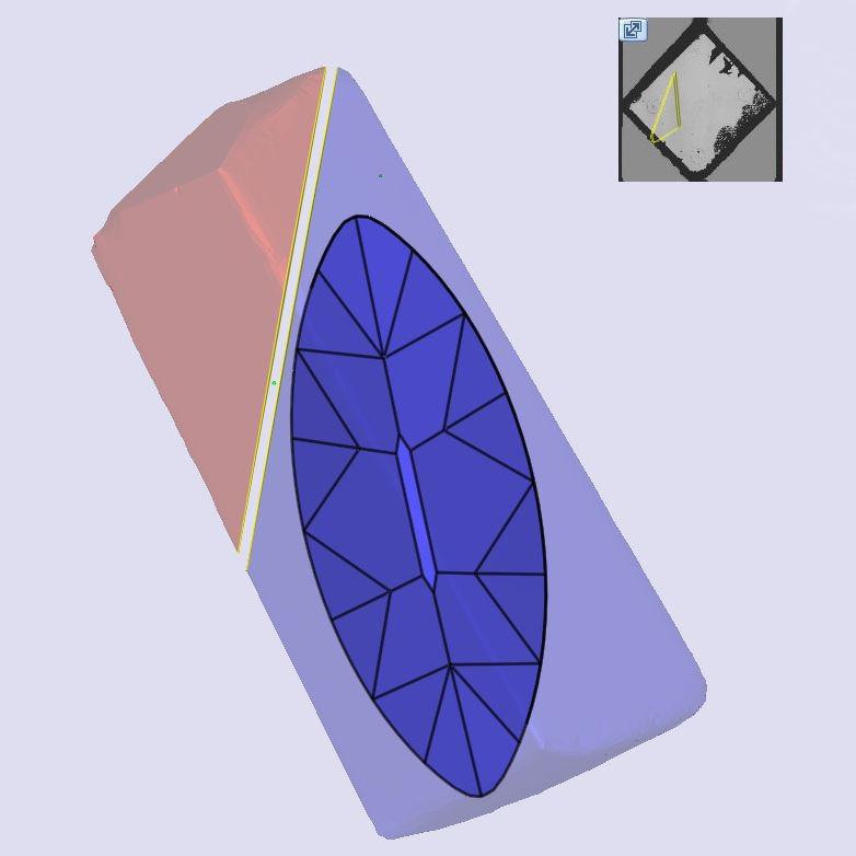4.11ct | F/VVS2 Oval Shape Old Mine Cut Lab Diamond (IGI)