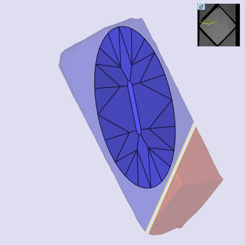 3.44ct | E/VVS2 Oval Shape Old Mine Cut Lab Diamond (IGI)