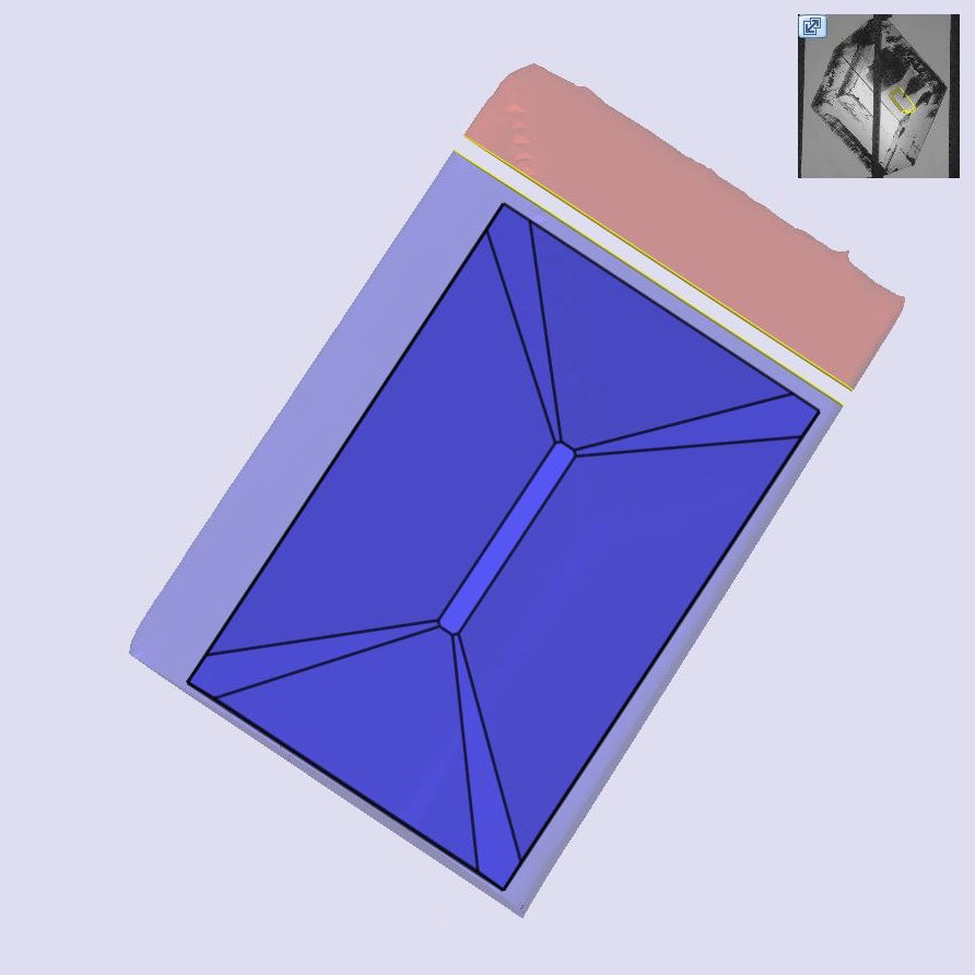 2.14ct | D/VVS2 Rectangular Shape Step Cut Lab Diamond (IGI)