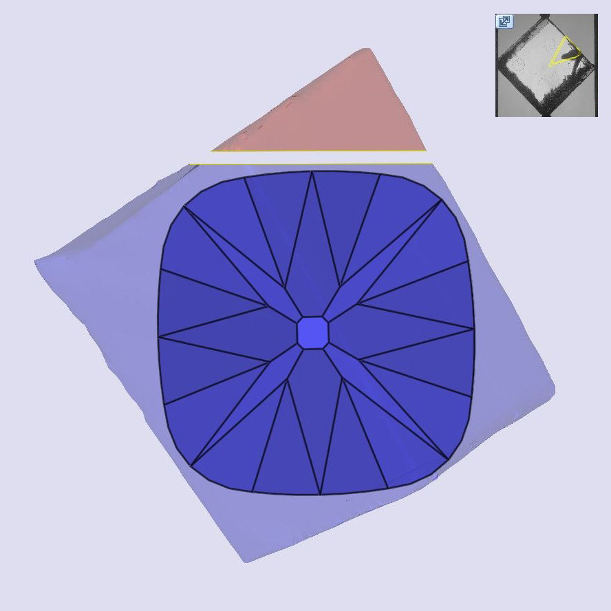 4.63ct | F/VVS2 Cushion Shape Old Mine Cut Lab Diamond (IGI)