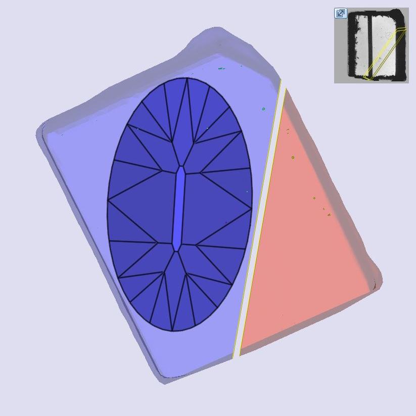2.86ct | Q-R/VVS2 Oval Shape Old Mine Cut Lab Diamond (IGI)-LITHOS Diamond