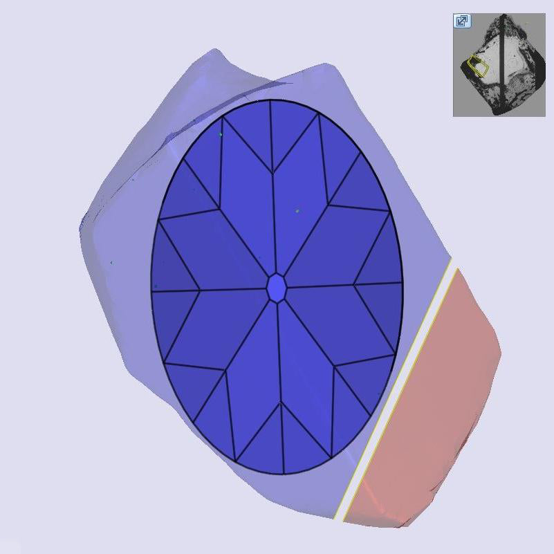 1.86ct | D/VVS2 Oval Shape Old Mine Cut Lab Diamond (IGI)