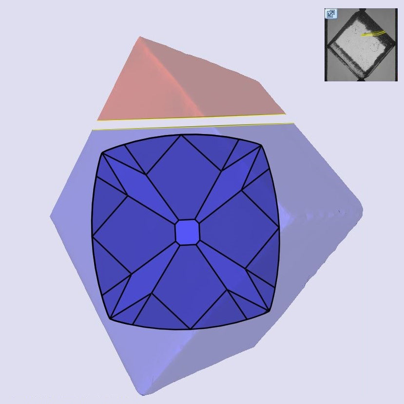 3.89ct | G/VS1 Cushion Shape Peruzzi Cut Lab Diamond (IGI)
