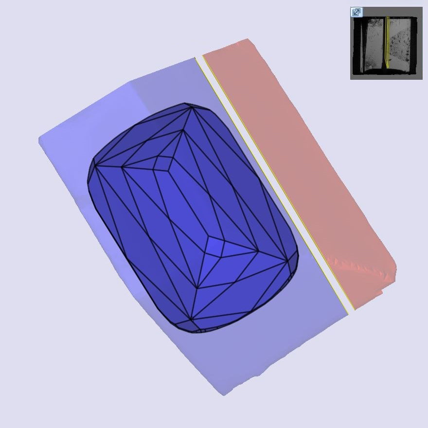 2.95ct | E/VS1 Cushion Shape Lattice Cut Lab Diamond (IGI)