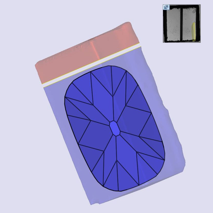 3.59ct | M/VVS2 Champagne Cushion Shape Old Mine Cut Lab Diamond (IGI)-LITHOS Diamond