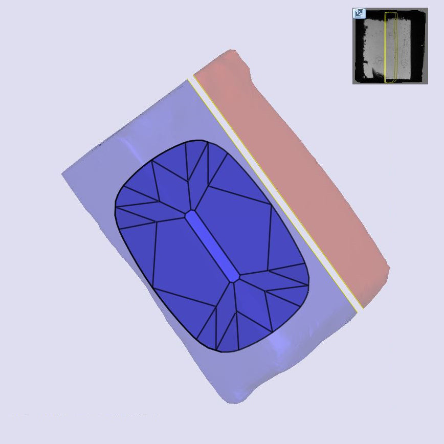 3.24ct | O-P/VS1 Champagne Cushion Shape Old Mine Cut Lab Diamond (IGI)-LITHOS Diamond
