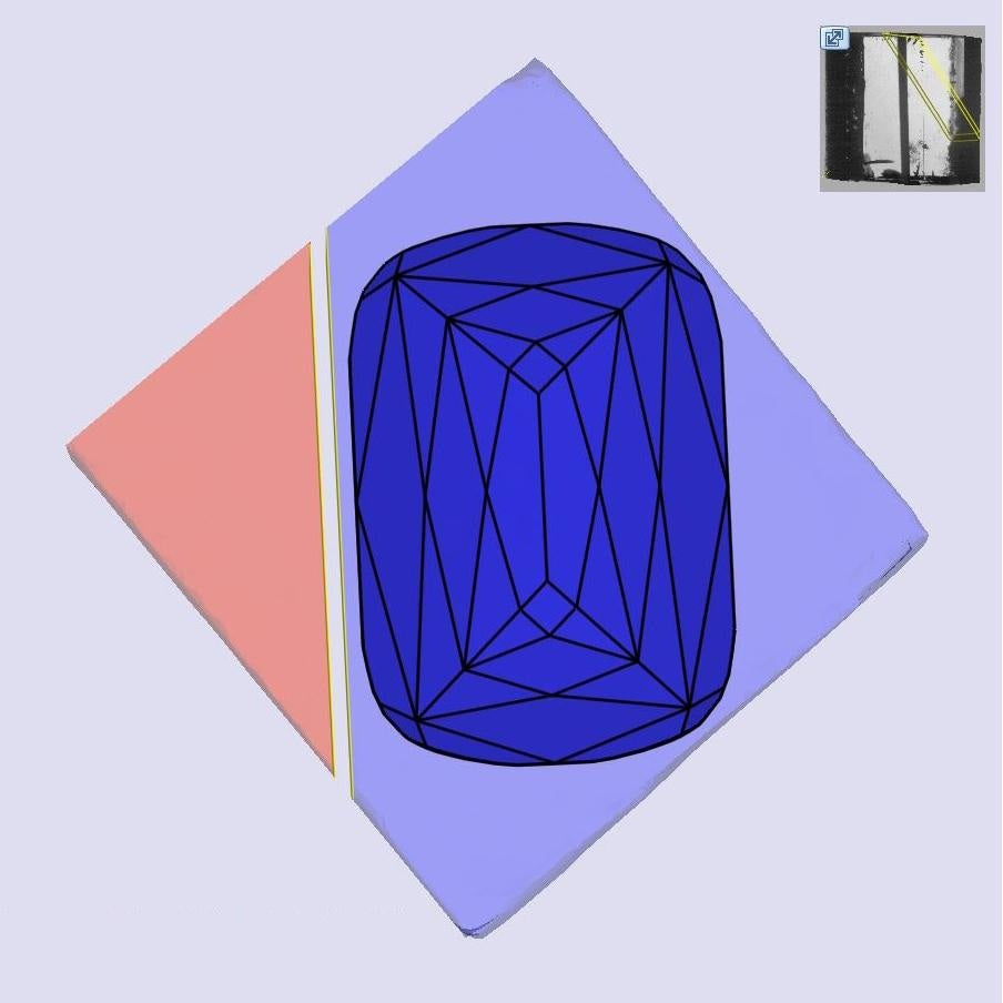 5.17ct | F/VS1 Cushion Shape Lattice Cut Lab Diamond (IGI)
