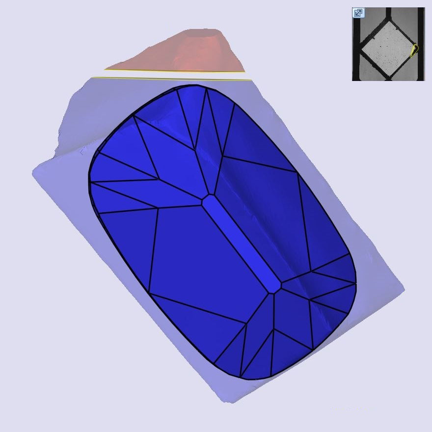 3.29ct | F/VS1 Cushion Shape Old Mine Cut Lab Diamond (IGI)