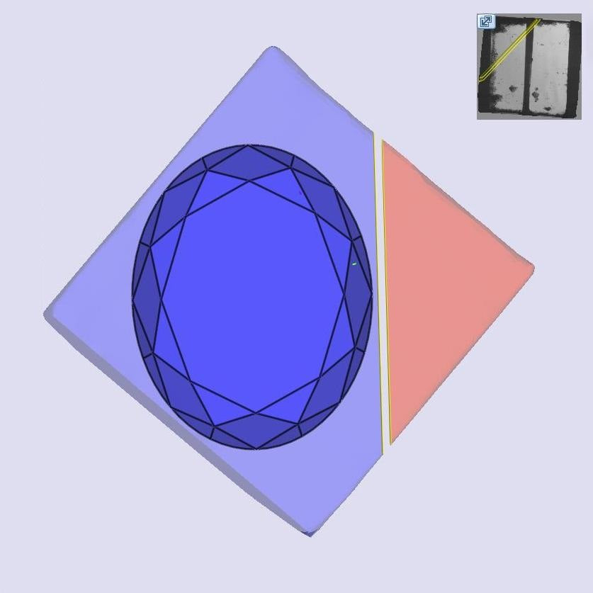 1.94ct | F/VS2 Oval Shape Portrait Cut Lab Diamond