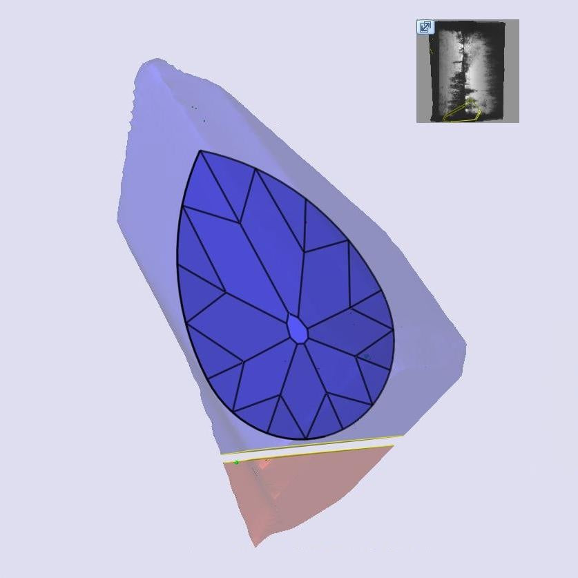 2.27ct | E/VS1 Pear Shape Old Mine Cut Lab Diamond (IGI)