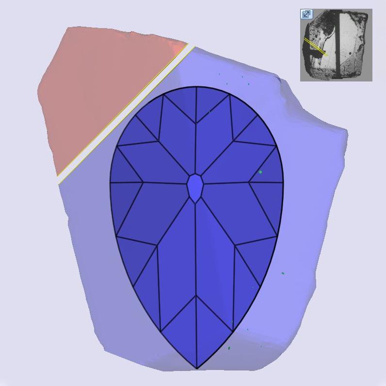 2.39ct | F/VS1 Pear Shape Old Mine Cut Lab Diamond (IGI)