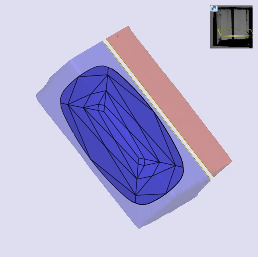 3.26ct | E/VVS2 Cushion Shape Lattice Cut Lab Diamond (IGI)