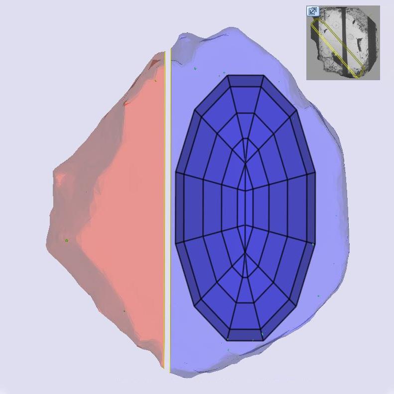 3.11ct | F/VS2 Oval Shape Step Cut Lab Diamond (IGI)