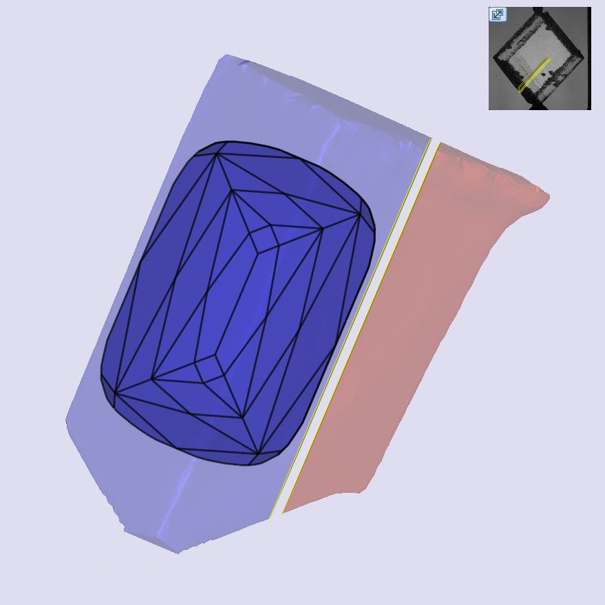 2.17ct | E/VS1 Cushion Shape Lattice Cut Lab Diamond (IGI)