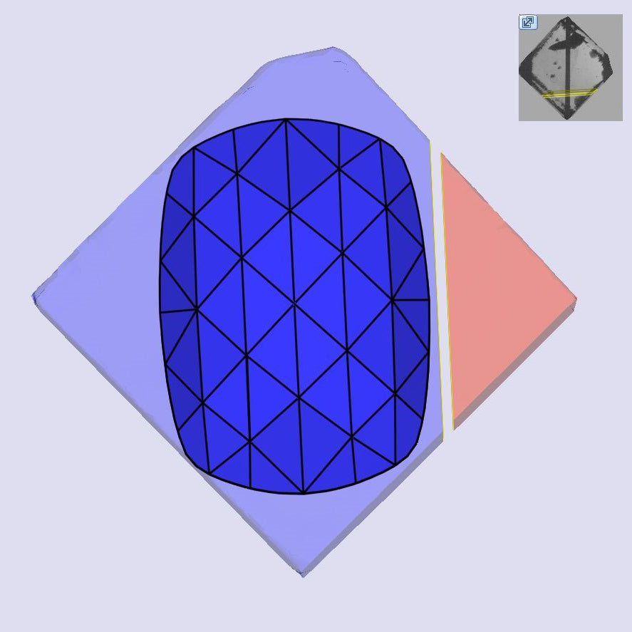 2.08ct | F/VS1 Cushion Shape Rose Cut Lab Diamond (IGI)