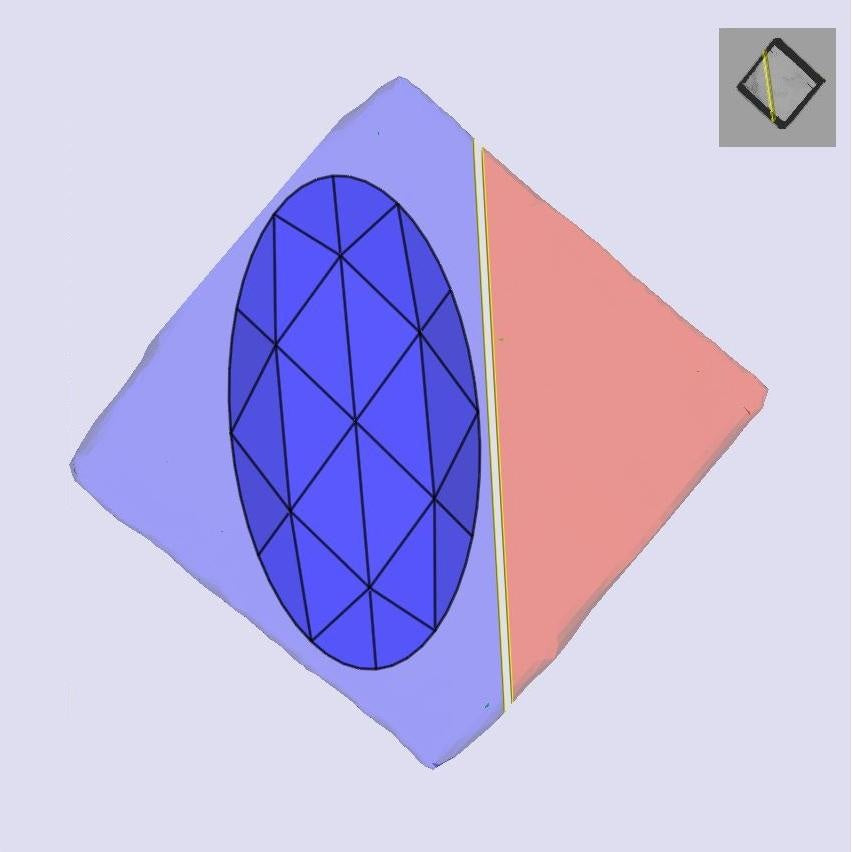 3.02ct | G/VS1 Oval Shape Rose Cut Lab Diamond (IGI)