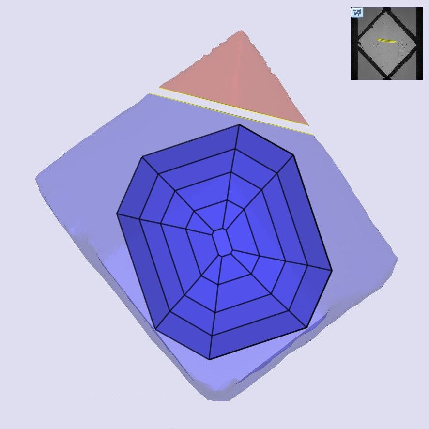 4.25ct | F/VVS2 Antique Octagon Shape Step Cut Lab Diamond (IGI)