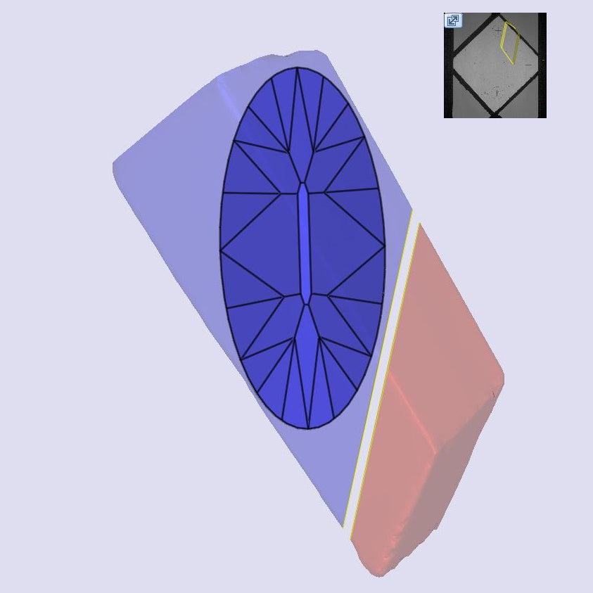 3.58ct | E/VVS2 Oval Shape Old Mine Cut Lab Diamond (IGI)