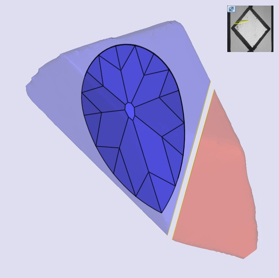 1.58ct | G/VVS2 Pear Shape Old Mine Cut Lab Diamond (IGI)