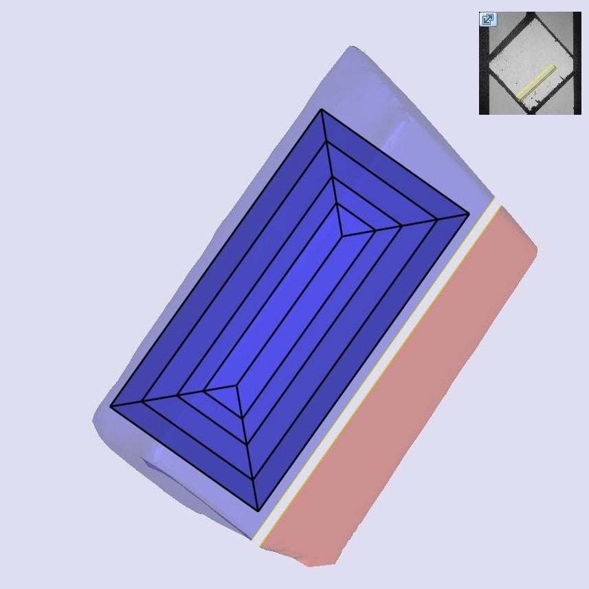 3.01ct | G/VVS2 Baguette Shape Step Cut Lab Diamond (IGI)